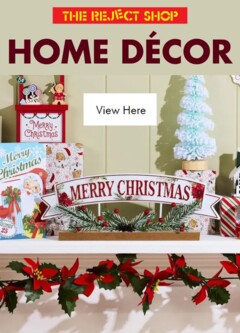 Preview of The Reject Shop Catalogue -  Home Décor - valid from 24.10.2025