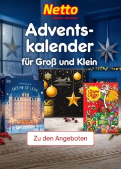Netto Marken-Discount Produktkatalog - Adventskalender 2025 ab 24.10.2025 gültig