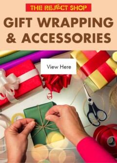 Preview of The Reject Shop Catalogue - Gift Wrapping & Accessories - valid from 10.10.2025