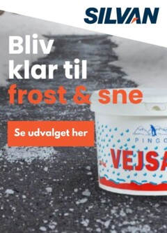 Eksempel på tilbudsavis Produkttilbudsavis - Frost & sne fra butik Silvan gyldig fra 13/11/2025