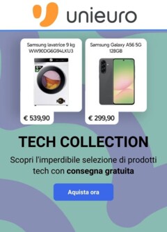 Anteprima dell'opuscolo Volantino Unieuro - Tech Collection dal negozio Unieuro valido da 02/03/2026