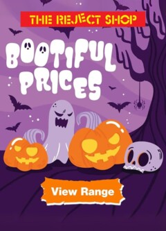 Preview of catalogue Catalogue - Halloween from shop The Reject Shop valid 30/09/2025