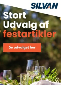 Eksempel på tilbudsavis Silvan Produkttilbudsavis - Festartikler og festpynt fra butik Silvan gyldig fra 08.08.2025
