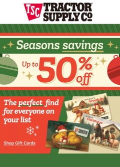 Preview of Tractor Supply ads valid from 15.12.2025 Preview of Tractor Supply weekly ads valid from 15.12.2025