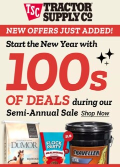 Preview of Tractor Supply weekly ads valid from 19.01.2026