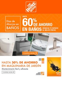 Vista previa de Home Depot Catálogo de productos, nuevo folleto de la tienda, válido en México a partir del 15.08.2025