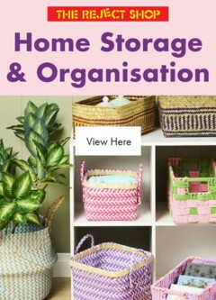 Preview of The Reject Shop Catalogue - Home Storage & Organisation - valid from 12.09.2025