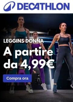 Anteprima del volantino Volantino Decathlon - Leggings donna valido a partire dal 26.09.2025