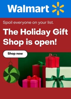 Ad Preview of Walmart Weekly Ads - Holiday Gift Shop from 10/29/2025