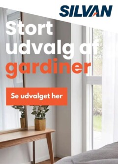 Eksempel på tilbudsavis Produkttilbudsavis - Gardiner & persienner fra butik Silvan gyldig fra 12/09/2025
