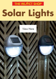 Preview of catalogue The Reject Shop Catalogue - Solar Lights from shop The Reject Shop valid 23/04/2026