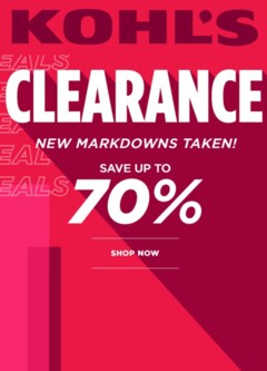 Preview of Kohl's weekly ads valid from 08.09.2025