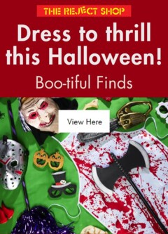 Preview of catalogue Catalogue - Halloween Costumes from shop The Reject Shop valid 28/10/2025 Preview of catalogue Catalogue - Halloween Costumes from shop The Reject Shop valid 28/10/2025