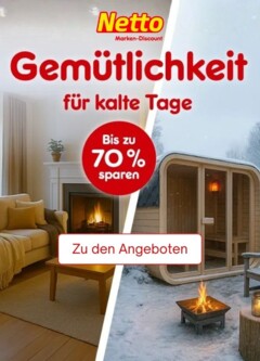 Netto Marken-Discount Produktkatalog - Gemütlichkeit für kalte Tage ab 29.01.2026 gültig