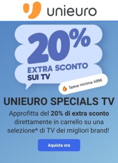 Anteprima del volantino Volantino Euronics - Speciale TV valido a partire dal 03.10.2025