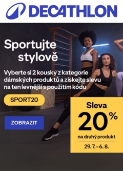 Náhled letáku Decathlon Nabídka produktů - Sportuj stylově od 29.07.2025
