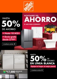 Vista previa las ofertas de la tienda Home Depot - Catálogo de productos desde el 19/11/2025 