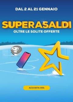 Anteprima del volantino Volantino Euronics - Superasaldi valido a partire dal 02.01.2026