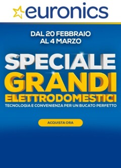 Anteprima del volantino Volantino Euronics - Speciale Grandi Elettrodomestici valido a partire dal 20.02.2026