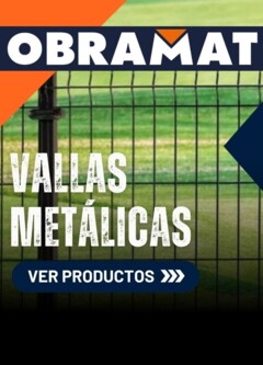 Vista previa Obramat Folleto - Vallas metálicas válido desde el 08.10.2025