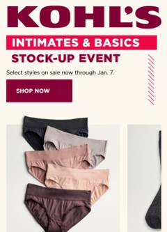 Preview of Kohl's weekly ads valid from 05.01.2026