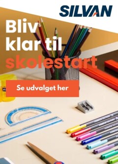 Eksempel på tilbudsavis Produkttilbudsavis - Skolestart fra butik Silvan gyldig fra 01/08/2025