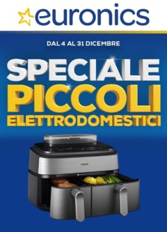 Anteprima del volantino Volantino Euronics - Speciale Piccoli Elettrodomestici valido a partire dal 25.12.2025