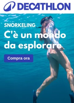 Anteprima dell'opuscolo Volantino - Snorkeling dal negozio Decathlon valido da 14/08/2025