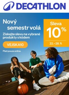 Náhled nabídky: Decathlon Nabídka produktů - Nový semestr volá! platný od 22.09.2025