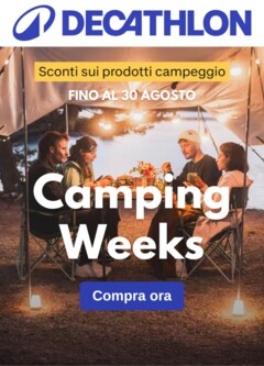 Anteprima dell'opuscolo Volantino - Camping Weeks dal negozio Decathlon valido da 31/07/2025