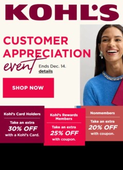 Preview of Kohl's weekly ads valid from 04.12.2025
