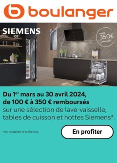 Prévisualisation de Catalogue des produits du magasin Boulanger formulaire valide 07/03/2024