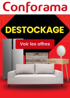 Prévisualisation de Catalogue des produits - Destockage du magasin Conforama formulaire valide 12/03/2024