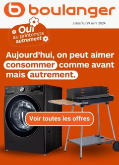 Prévisualisation de Catalogue des produits du magasin Boulanger formulaire valide 26/03/2024