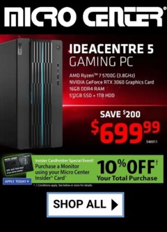 Ad Preview of Micro Center Weekly Ads from 03/29/2024