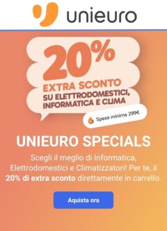 Anteprima del volantino Volantino Unieuro Specials valido a partire dal 24.10.2025