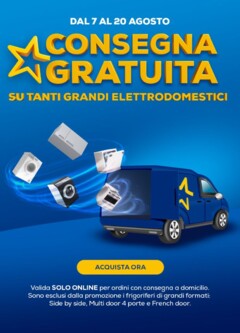 Anteprima del volantino Volantino Euronics - Consegna gratuita valido a partire dal 07.08.2025
