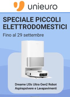 Anteprima del volantino Volantino Unieuro - Speciale Piccoli Elettrodomestici valido a partire dal 19.09.2025