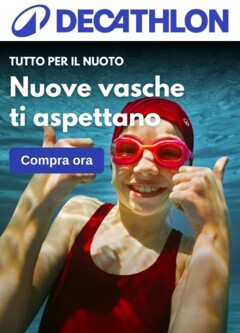 Anteprima del volantino Volantino Decathlon - Nuoto valido a partire dal 28.08.2025