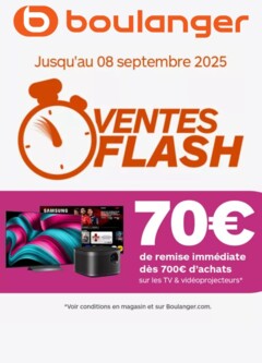 Boulanger - Prévisualisation de Boulanger Catalogue des produits - Ventes Flash valide à partir de 04.09.2025