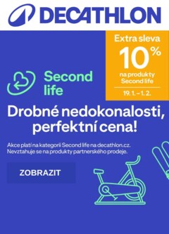 Náhled letáku Decathlon Nabídka produktů - Second life od 20.01.2026