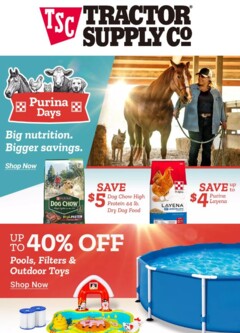 Preview of Tractor Supply weekly ads valid from 04.08.2025