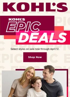 Preview of Kohl's weekly ads valid from 06.04.2026