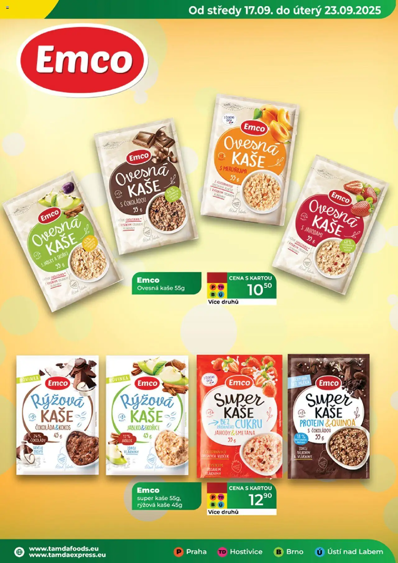 Tamda Foods leták od 17.09.2025 | Strana: 45 | Produkty: Čokoláda, Ovesná kaše, Protein, Quinoa
