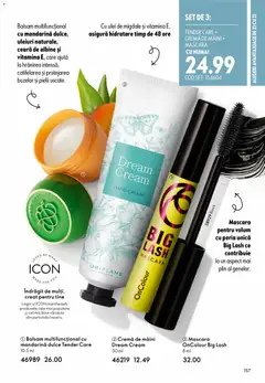 Ofertele Oriflame valabile de la 23.12.2025 | Pagină: 157 | Produse: Mascara, Balsam, Cremă, Ulei