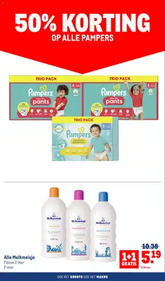  | Pagina: 54 | Producten: Karnemelk, Pampers, Bad