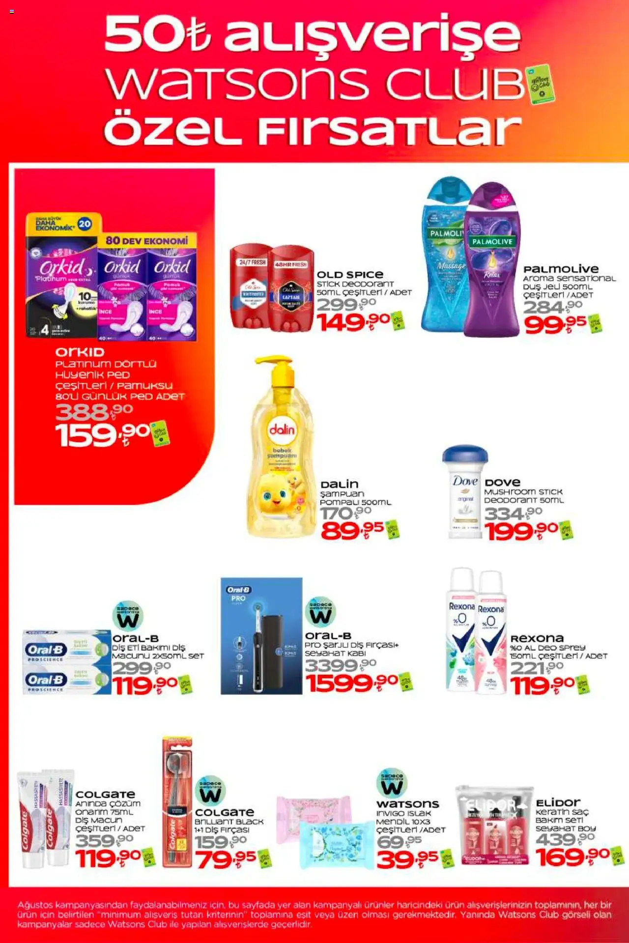 Watsons Katalog - 01.08.2025 tarihinden itibaren geçerlidir | Sayfa: 2 | Ürünler: Duş, Mendil, Şampuan, Deodorant