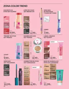 Vista previa SOMBRA DE OJOS GET POPPIN', Sombra de ojos disponible en Magic Bliss (150680), Sugared Almond (150748) y Warm Brown (150433). 1,5 g válido desde el 01.04.2026 | Página: 66