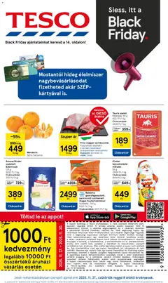 Tesco Hipermarket - Black Friday - amely érvényes a következő dátumtól: 27.11.2025