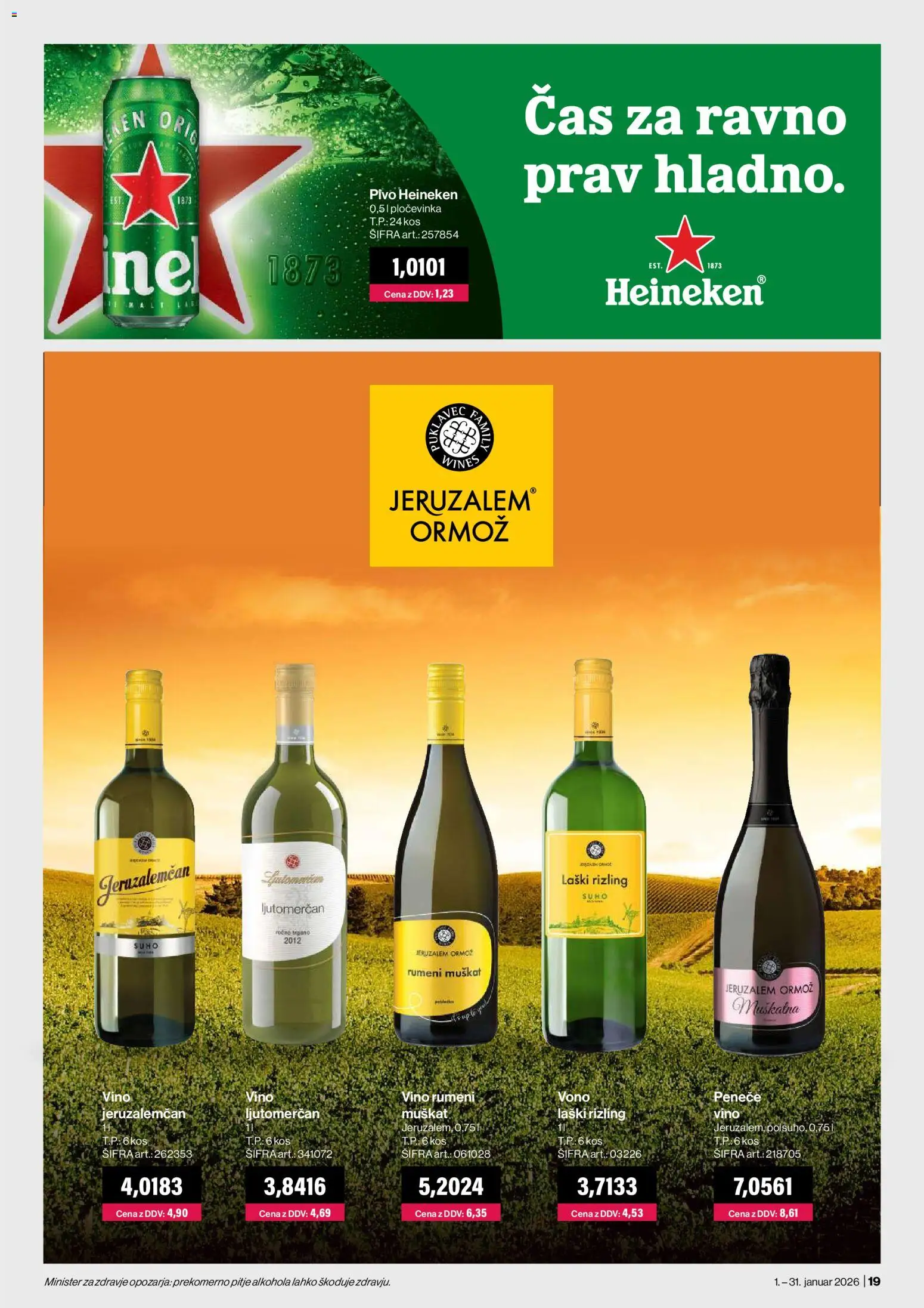 Novi Mercator katalog ponudbe – veljaven od 01.01.2026 | Stran: 19